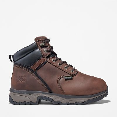 Timberland PRO Men's 6" Jigsaw  Steel Toe Internal Met Guard Work Boot Brown - TB0A1WT9214