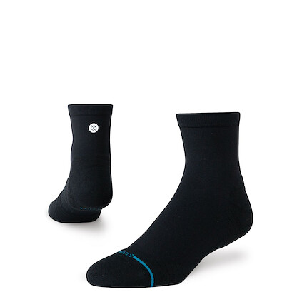 Stance Unisex Run Light Quarter Socks Black - A348C25RUN-BLK