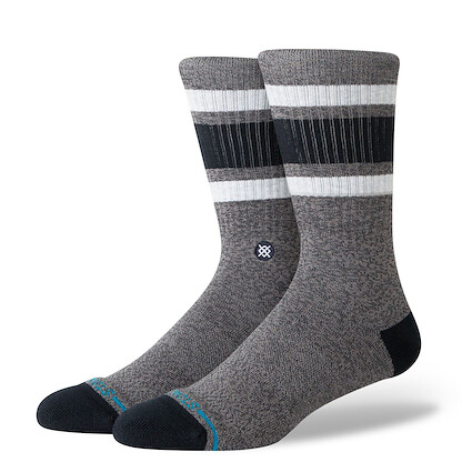 Stance Unisex Boyd St Crew Socks Charcoal - A556A20BOS-CHR
