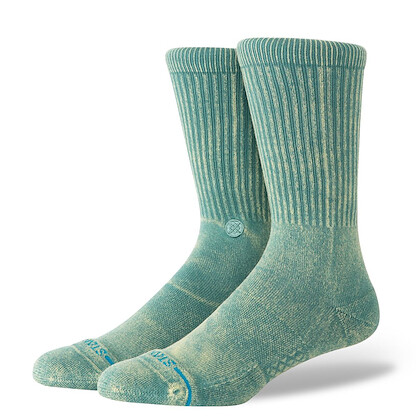 Stance Unisex Icon Dyed Crew Sock Teal - A556A25IDC-TEA