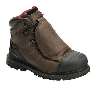 Avenger Men's 6" Hammer Composite Toe External Metatarsal Guard Waterproof Work Boot Brown - A7590