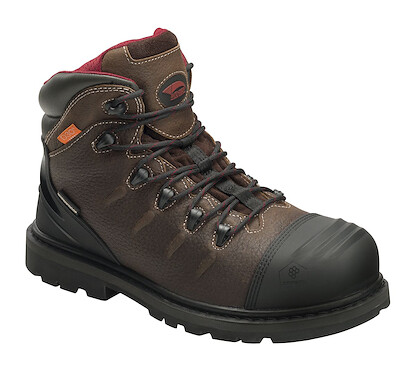 Avenger Men's 6" Hammer Carbon Composite Toe Internal Metatarsal Guard Waterproof Work Boots Brown - A7591