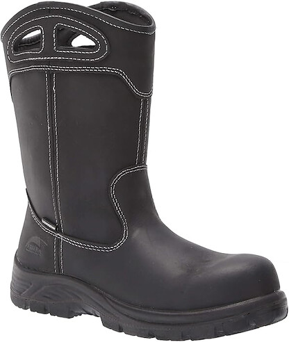 Avenger Men's 11" Framer Composite Toe Waterproof Wellington Work Boot Black - A7857