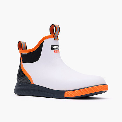 XTRATUF Men's 6 in Sport Tailgate Ankle Deck Boot White - ADSM2TP