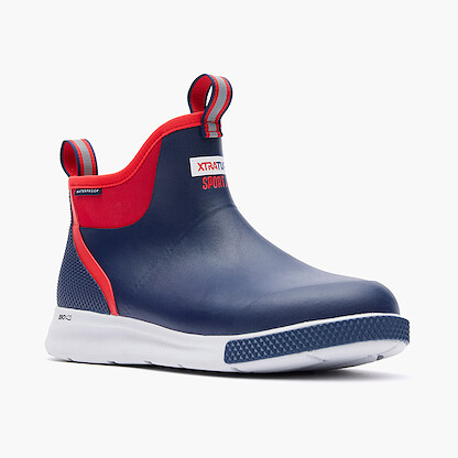 XTRATUF Men's 6 in Sport Tailgate Ankle Deck Boot Navy - ADSM9TP