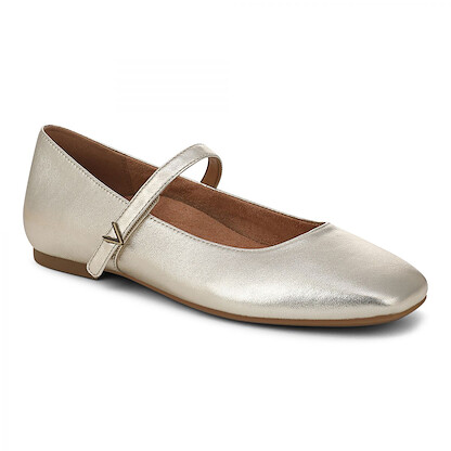 Vionic Women's Alameda Mary Jane Gold Leather - I8661L8701