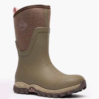 Muck Boot Company Women's Arctic Sport II Mid Boot Walnut/Chocolate Brown Woven - AS2M901