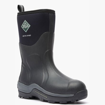 Muck Boot Company Men's Arctic Sport Mid Insulated Waterproof Boot Black - ASM000A