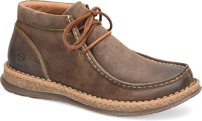 BORN Men's Brock Boot Taupe (Avola) Distressed Leather - BM0013017