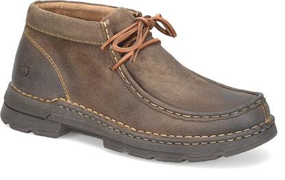 Born Men's Ethan Chukka Boot Taupe (Avola) Distressed Leather - BM0022755