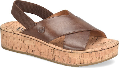 Born Women's Sandra Sandal Nut (dark brown) Full Grain Leather - BR0056223