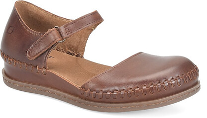 Born Women's Ela Mary Jane Brown (Wood) Leather - BR0075306