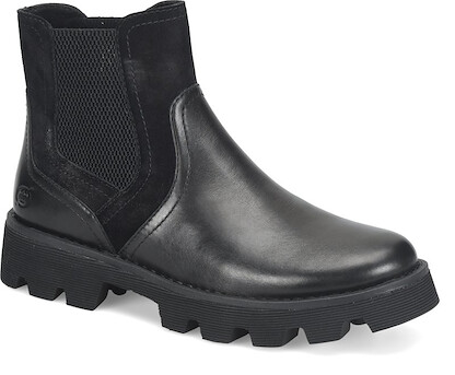 Born Women's Skyway Chelsea Boot Black Combo - BR0078209