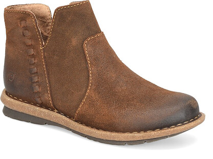 Born Women's Taj Ankle Boot Brown (Glazed Ginger) Distressed Leather - BR0079857