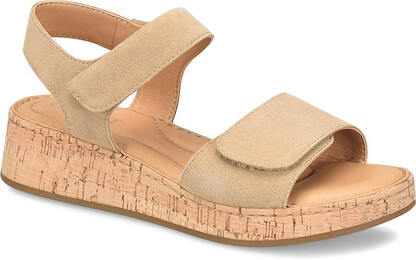 Born Women's Cabanas Sandal Taupe Suede - BR0083455
