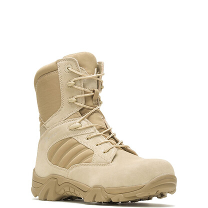 Bates Men's GX-8 Composite Toe Side-Zip Work Boot Desert Tan - E02276
