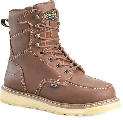 CAROLINA Men's 8" Gruntz Waterproof SR EH Soft Toe Work Boot Tan - CA3602