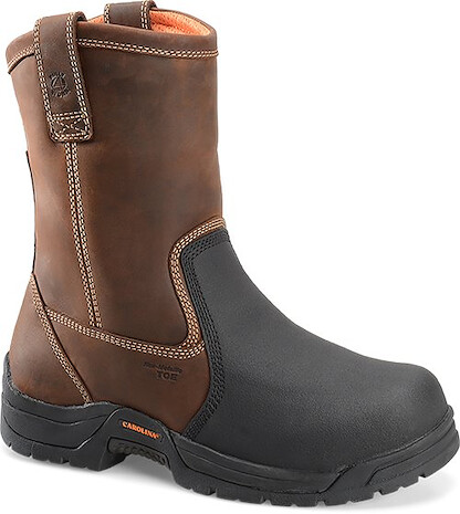 CAROLINA Men's 10" Ranch Wellington Composite Toe Internal Metatarsal Guard Work Boot Copper - CA4582