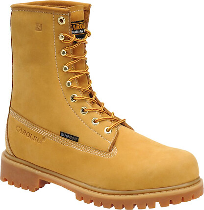 CAROLINA Men's 8" Journeyman Soft Toe Insulated Waterproof Work Boot Wheat - CA7145