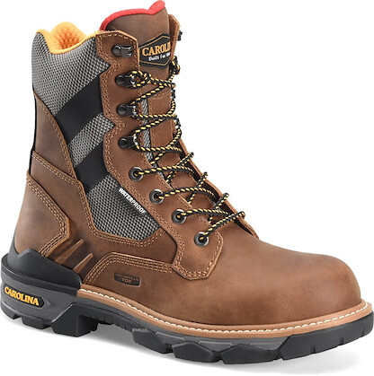CAROLINA Men's 8" Cancellor Hi Composite Toe Waterproof Work Boot Brown - CA7830