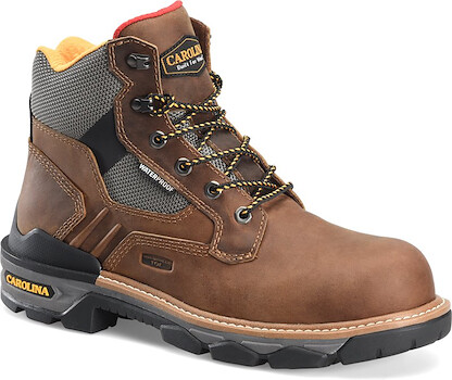 CAROLINA Men's 6" Cancellor Composite Toe Waterproof Work Boot Brown - CA7831