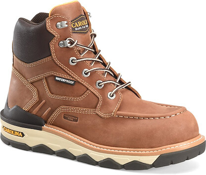 CAROLINA Men's 6" Guardian Composite Toe Wedge Work Boot Brown - CA7834