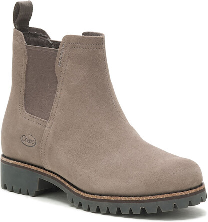 Chaco Women's Fields Chelsea Waterproof Boot Morel Brown Suede - JCH109286