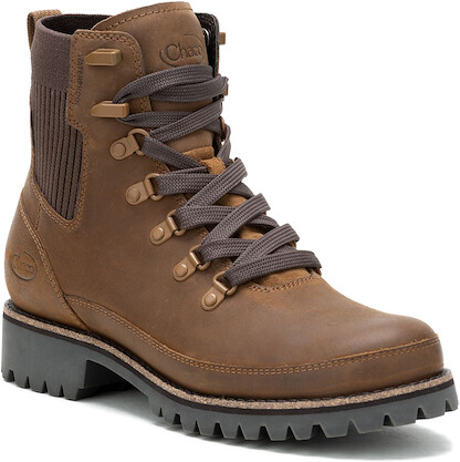 Chaco Women's Fields Lace Waterproof Ankle Boot Maple Brown - JCH109588