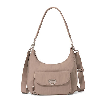 Baggallini Coastal Flip Lock Half Moon Bag Moonrock - CHM972-B0283