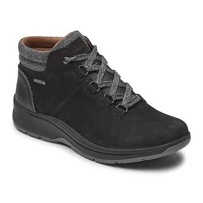 Cobb Hill Women's Piper Hiker Waterproof Boot Black Nubuck - ML05888-UBL44 (CI9344)
