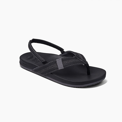 REEF Unisex Kids' Little Cushion Phantom Flip Flop Black - CJ2158
