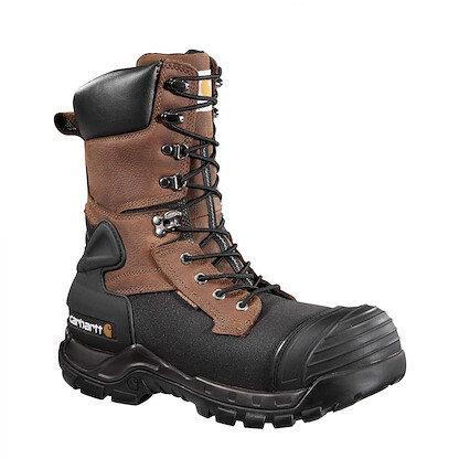 Carhartt Men's 10" Yukon Pac Composite Toe Waterproof Insulated Work Boot Coffee - CMC1259