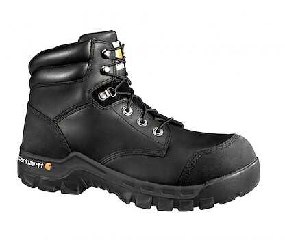 Carhartt Men's 6" Rugged Flex® Puncture Resistant Composite Toe Waterproof Work Boot Black - CMR6971