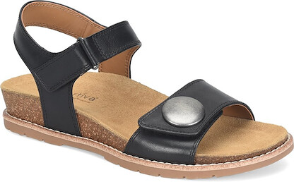 Comfortiva Women's Gwen Sandal Black - CT0059601
