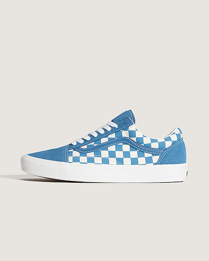 VANS Unisex Old Skool Shoe Checkerboard Navy/White - VN000D7ZNUT