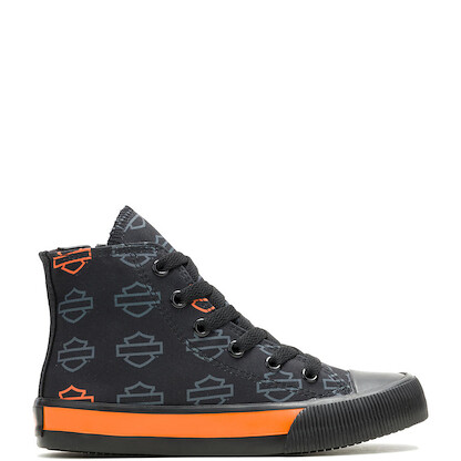 Harley-Davidson Unisex Kid's Nathan Sneaker Black - D61027