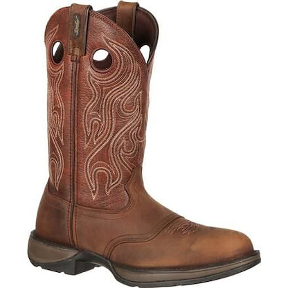 Durango Men's 12" Rebel™ by Durango Brown Saddle Western Boot Dusk Velocity/Bark Brown - DB5474