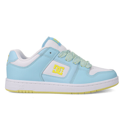 DC Shoes Women's Manteca 4 Skate Shoe Light Blue/Yellow/White - DC01733400-LBYWWH