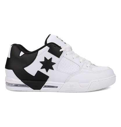 DC Shoes Men's Command Skate Shoes White/Black - DC02220102-WHTBLK