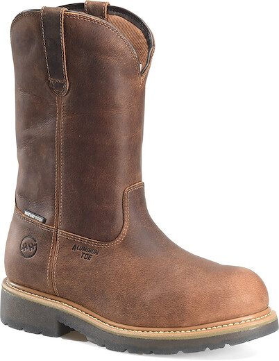 Double-H Boots Men’s 11” Nomad Round Toe Wellington Western Boot Brown - DH4157