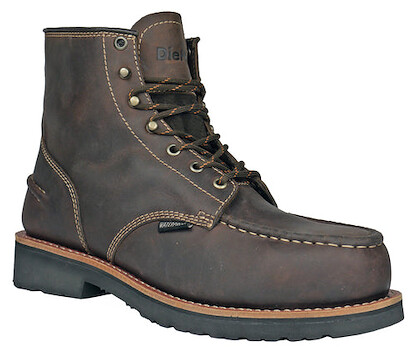 DieHard Footwear Men's 6" Monte Composite Toe Waterproof Work Boot Dark Brown - DH60460