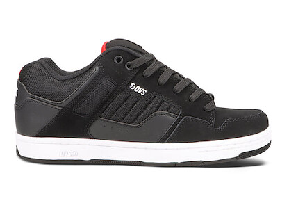 DVS Men's Enduro 125 Skate Shoe Black/White/Red - DV00278041 (DVF0000278-041)