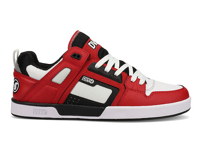 DVS Men's Comanche LT Skate Shoe Red/Black/White - DVF0001300-601