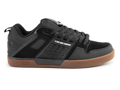 DVS Men's Comanche 2.0+ Skate Shoe Black/Gum - DV00323007 (DVF0000323-007)