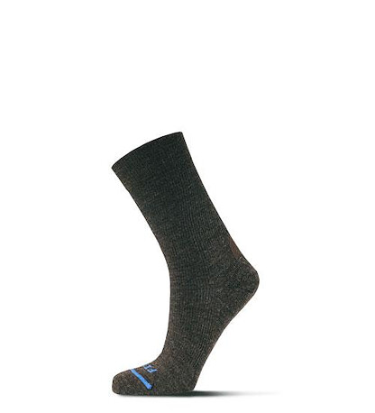 FITS Unisex Business Crew Socks Chestnut- F5001-205