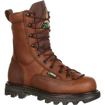 Rocky Men's 9" BearClaw GORE-TEX® Waterproof 200G Insulated Outdoor Boot Brown - FQ0009237