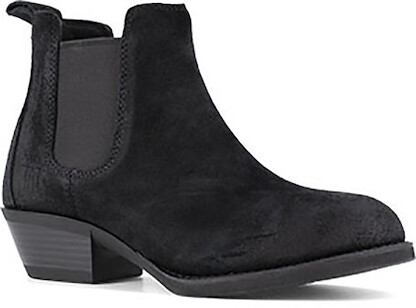 FRYE Supply Women's Steel Toe Chelsea Work Boot Black - FR40501F