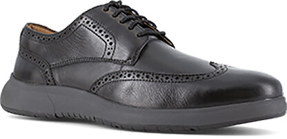 FLORSHEIM WORK Men's Flair Steel Toe Wingtip Work Shoe Black - FS2624
