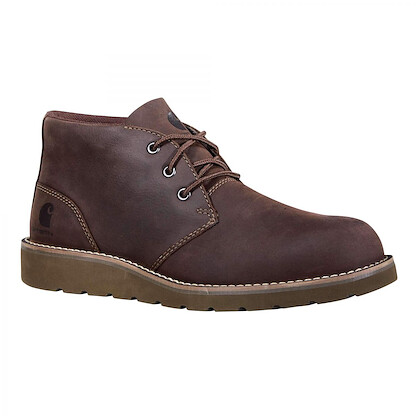 Carhartt Men's Wedge Plain Toe Chukka Work Boot Chocolate Brown Oil Tanned - FW4004-M