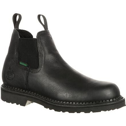 GEORGIA BOOT Men's Georgia Giant Soft Toe Waterproof Romeo Work Boot Black - GB00084